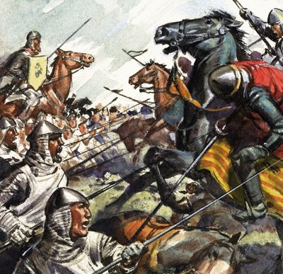 Battle of Bannockburn by English School